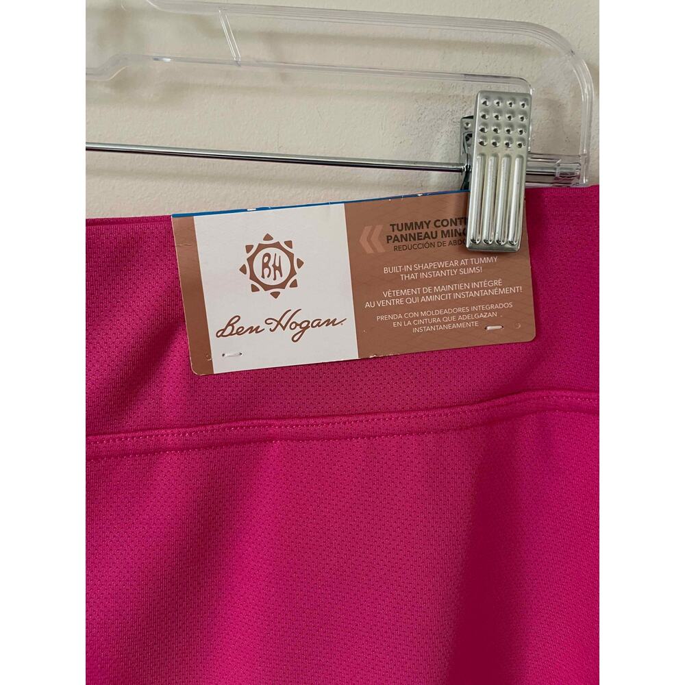 Ben Hogan Performance Tummy Control Pocket Athletic Golf Skirt Pink Size XL NEW - Picture 6 of 8